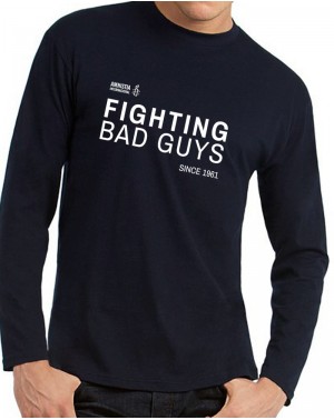 Camiseta manga larga Fighting bad guys Amnistía Internacional