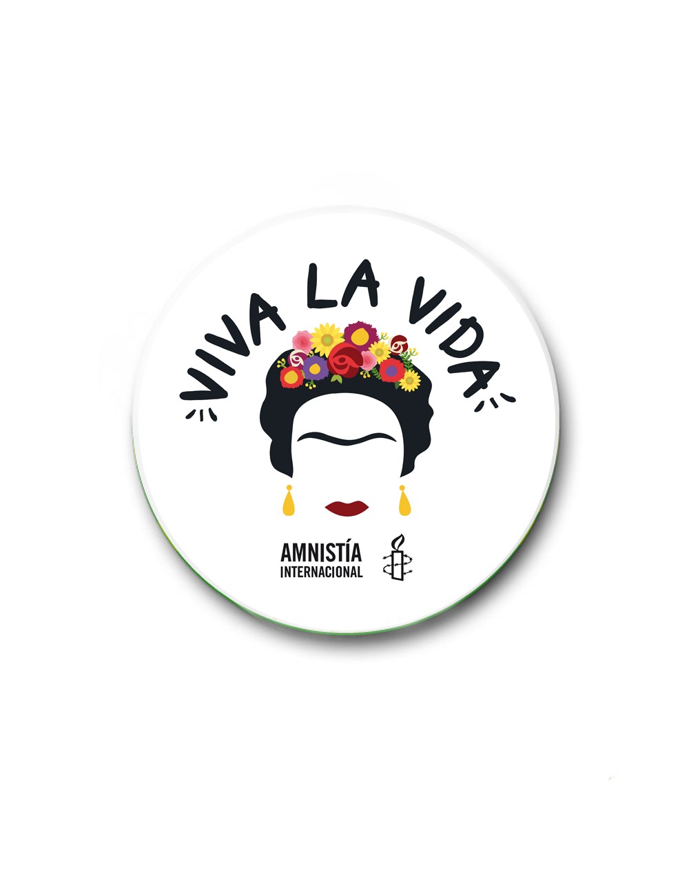 Chapa Frida Kahlo Amnistía Internacional