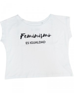 Camiseta corte amplio feminista