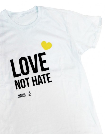 Camiseta orgullo gay LGTBI para chico Amnistía Internacional