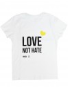 Camiseta para el día del orgullo gay Amnistía Internacional Love not hate