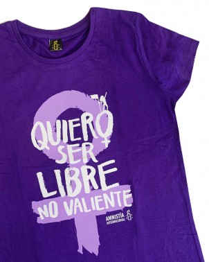 Camiseta feminista mujer Quiero ser libre
