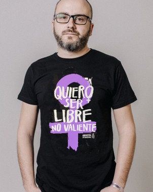 Camiseta feminista para chico Amnistía Internacional