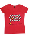 Camiseta algodón orgánico roja