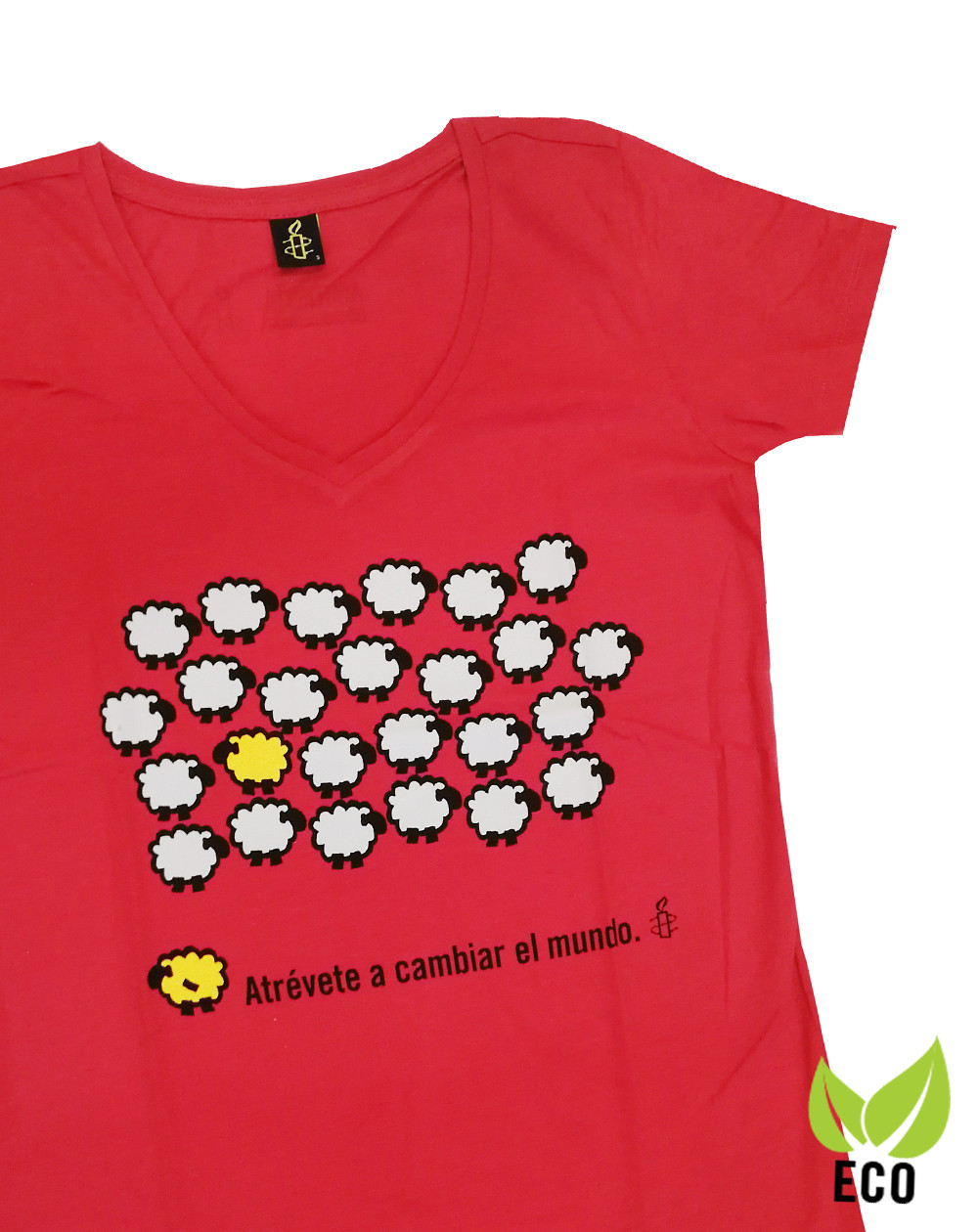 Camiseta mujer oveja amarilla Amnistía