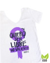 Camiseta ecológica feminista para mujer