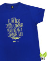 Camiseta ecológica con mensaje para hombre