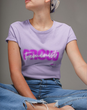 Camiseta feminista Proud feminist Amnistía Internacional