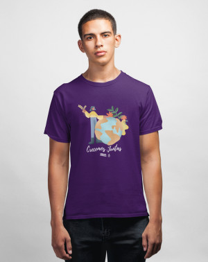 Camiseta chico feminista 8M Crecemos Juntas